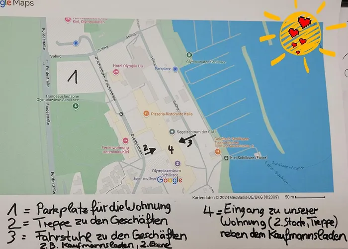 Apartamento Kiel - Kasing Inkl Wlan Bezogene Betten Und Handtuecher Schilksee